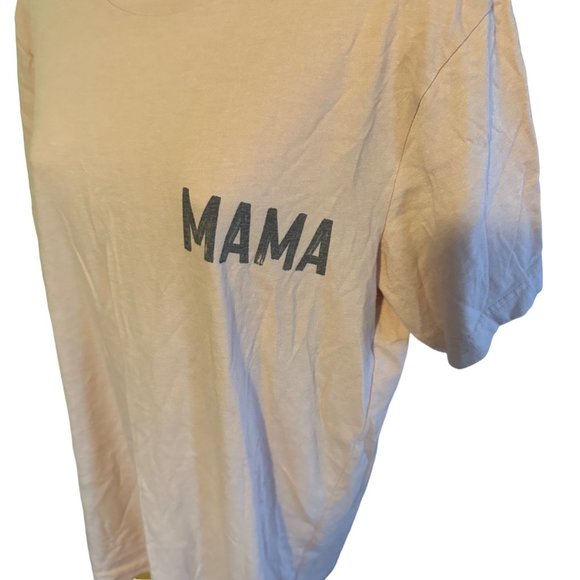 Canvas Bella Canvas pink and grey Mama of Mayhem Motherhood Chapter t shirt size - Picture 2 of 5